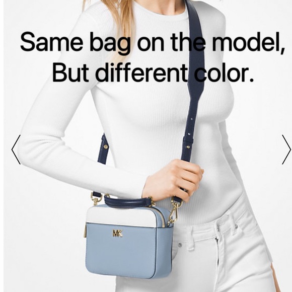 MICHAEL KORS
Mott Mini Color-Block Pebbled Leather Crossbody 32T8GF5C0T - Picture 13 of 14